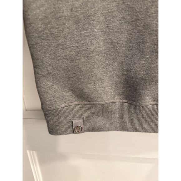 Ivivva Girls Size 8 Gray Fully Lined Full Zip Bomber Jacket Lululemon - Picture 4 of 5